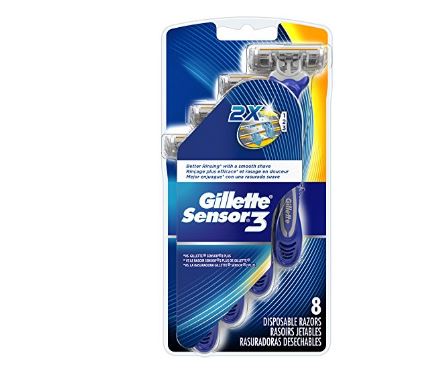 Gillette Sensor 3 razor blades
