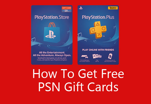 Free PSN gift cards