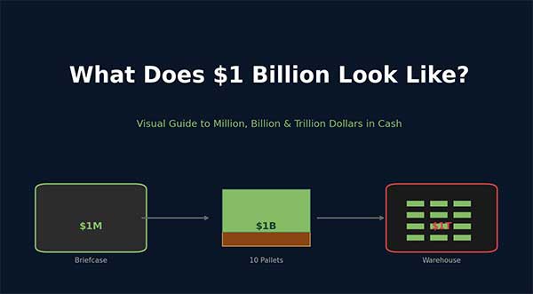 what millions, billions and Trillions looks like