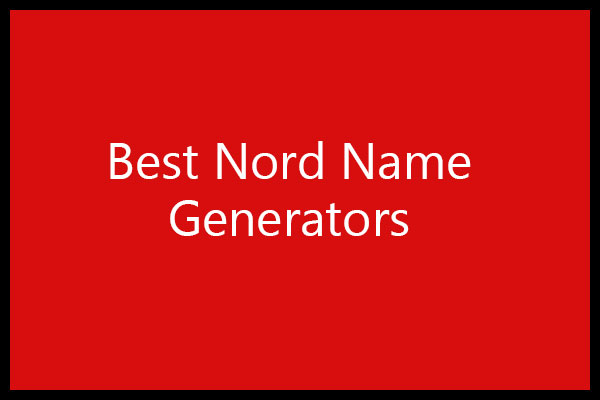 Best Nord Name Generator Websites