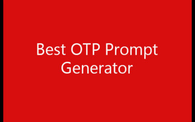 5 Best OTP Prompt Generator Websites
