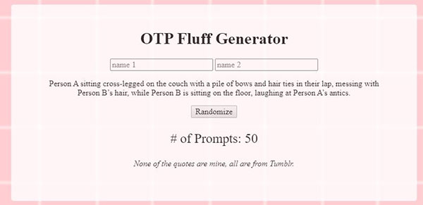 OPT Fluff Generator