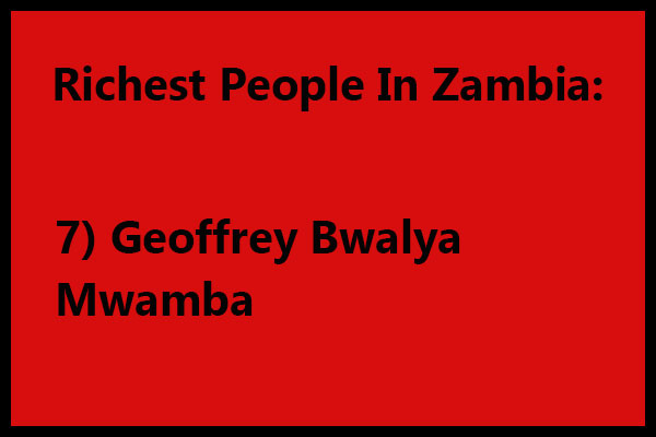 Geoffrey Bwalya Mwamba