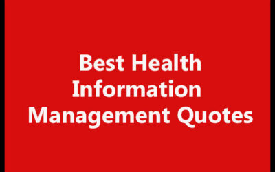 Best Health Information Management Quotes