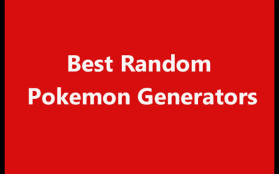 5 Best Random Pokemon Generator Websites