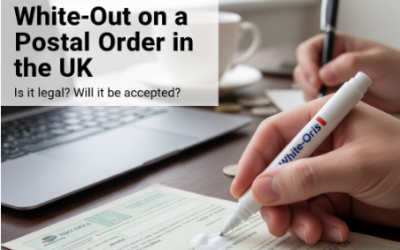 Can You Use White-Out on a Postal Order in the UK?