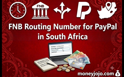 FNB Routing Number for PayPal in South Africa