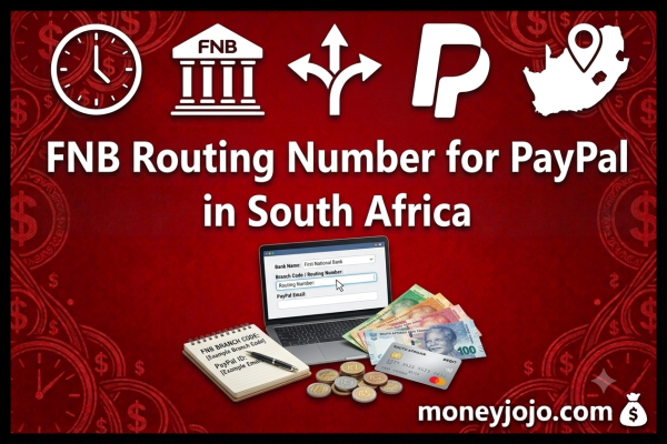 FNB Routing Number for PayPal in South Africa